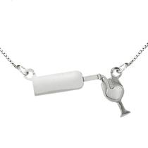 Colar Vinho Coleção Hobbies em Prata 925