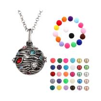 Colar Vintage Oco Com Vários Estilos, Pingente De Bola Musical, Sino De Gravidez, Locket Para Óleo