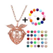 Colar Vintage Oco Com Vários Estilos, Pingente De Bola Musical, Sino De Gravidez, Locket Para Óleo