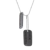 Colar Wolverine Logan Dog Tag X Men Origens Marvel Colar Wolverine Logan Dog Tag X Men Origens Marvel