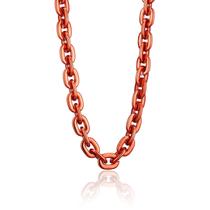 Colar XIUMALU, corrente de ouro falso, colorida para mulheres e homens