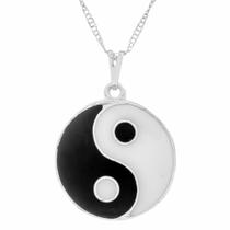 Colar Yin Yang 22mm Ying Yang Equilibrio - Sunshine Cristais