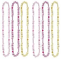 Colares Amscan Team Bride Word Bead Plastic 6 unidades