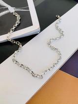 Colares banhados chocker elos português Unissex Colares banhados chocker elos português Unissex