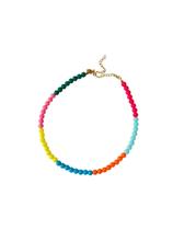 Colares chocker de miçangas cristal coloridas Candy colors