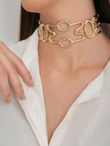 Colares chocker gargantilha Ouro e Prata tendência na Moda Colares chocker gargantilha Ouro e Prata tendência na Moda