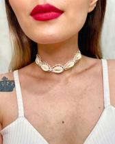 Colares chocker modelo com Buzios feito a mão