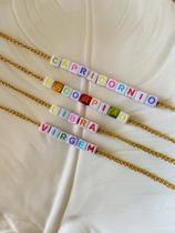 Colares chocker modelo signo Áries Touro Gêmeos Câncer Leão Virgem Libra Escorpião Sargitário Capricórnio Aquário Peixes Colares chocker modelo signo Áries Touro Gêmeos Câncer Leão Virgem Libra Escorpião Sargitário Capricórnio Aquário Peixes