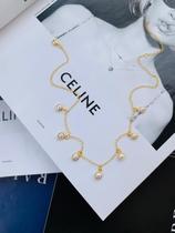 Colares choker delicados colar com pérolas folheado a Ouro Colares choker delicados colar com pérolas folheado a Ouro