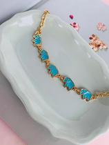 Colares choker Semi Joia elefantes esmaltados colorido