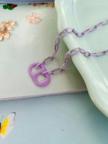 Colares coloridos tons pasteis lacre banhado candy colors