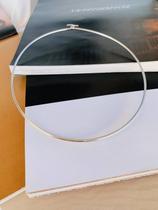 Colares de encaixe folheados Choker de Aro Liso Ouro e Prata