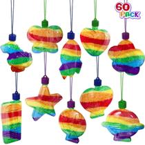 Colares de Garrafa com Areia - Kit com 60 Peças ArtCreativity para Crianças Colares de Garrafa com Areia - Kit com 60 Peças ArtCreativity para Crianças