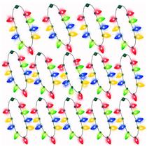Colares de lâmpadas LED AMENON, lembrancinhas de Natal, pacote com 14 Colares de lâmpadas LED AMENON, lembrancinhas de Natal, pacote com 14