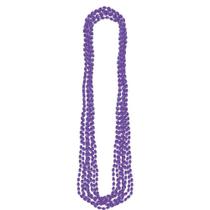 Colares de miçangas Amscan Purple Metallic 30 cm, pacote com 8