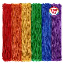 Colares de miçangas Huskein Rainbow LGBT 200 unidades de plástico Colares de miçangas Huskein Rainbow LGBT 200 unidades de plástico