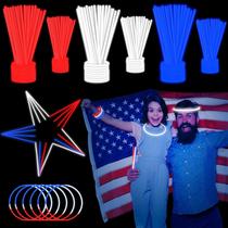 Colares de pulseira Glow Sticks YOFOBU 300 unidades com conectores