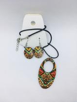 Colares Femininos e brincos em mdf conjunto afro, flores, borboleta, moda feminina