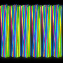 Colares Glow Deekin 400 unidades de 55 cm com conectores Party Neon
