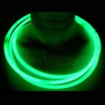 Colares Glow Stick GlowWithUs 22" verdes 100 unidades
