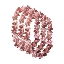 Colares Havaianos Cor De Flor tecido Kit Com 12 Peças