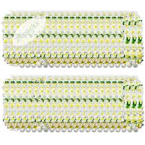 Colares havaianos Leis Forellfit, pacote com 24, brancos, 105 cm