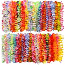 Colares Hawaiian Leis, 200 unidades para decoração de festas de luau Colares Hawaiian Leis, 200 unidades para decoração de festas de luau