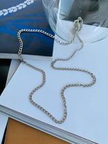 Colares longos Semi Joia a Prata corrente masculina Unissex