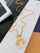 Colares Semi Joia colar religioso com pingente Anjinho Anjo