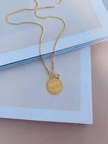 Colares Semi Joia Ouro 18 kl Prata 925 Seja Forte e Corajosa Colares Semi Joia Ouro 18 kl Prata 925 Seja Forte e Corajosa