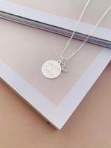 Colares Semi Joia Ouro 18 kl Prata 925 Seja Forte e Corajosa