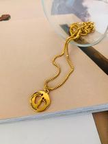 Colares Semi Joia pingente filhos amor infinito Ouro e Prata