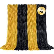 Colares SHAOQINLIN, 100 peças, dourados, pretos, ano novo, 33"