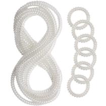 Colares Teether Olugu Chew Clear Coil, 12 unidades para crianças Colares Teether Olugu Chew Clear Coil, 12 unidades para crianças