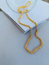 Colares Unissex Cordão baiano folheado a Prata e a Ouro Colares Unissex Cordão baiano folheado a Prata e a Ouro