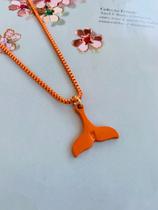 Colares veneziana colorida Rosa Pink Laranja rabo de sereia Colares veneziana colorida Rosa Pink Laranja rabo de sereia