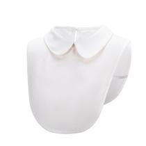 Colarinho falso removível de chiffon, renda branca para mulheres Colarinho falso removível de chiffon, renda branca para mulheres
