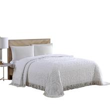 Colcha Beatrice Home Fashions Medallion Chenille Queen Colcha Beatrice Home Fashions Medallion Chenille Queen