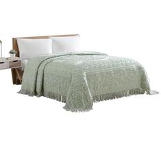 Colcha Beatrice Home Fashions Medallion Chenille Queen Colcha Beatrice Home Fashions Medallion Chenille Queen