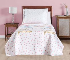 Colcha Bouti Cobre Leito Dupla Face Cama Solteiro Infantil