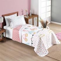 Colcha Bouti Cobre Leito Dupla Face Cama Solteiro Infantil COR:LITTLE PRINCESS