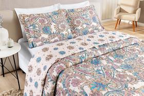 Colcha bouti estampada casal king 3 peças