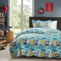 Colcha Bouti Kids Dupla Face Cama De Solteiro Estampada Meninas & Meninos
