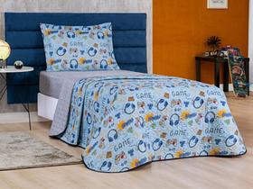 Colcha Bouti Kids Dupla Face Cama Solteiro Estampada 2,40 x 1,60m