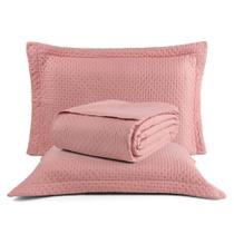 Colcha Bouti King Box 3 Peças Dupla Face Soft Cor Terracota Colcha Bouti King Box 3 Peças Dupla Face Soft Cor Terracota