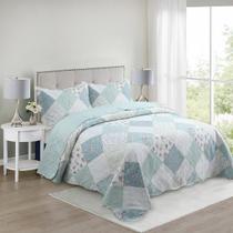 Colcha Bouti King Teka + 2 Porta-Travesseiros - 3 Peças