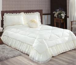 Colcha Brisa Renda Queen 4 Peças Colcha Brisa Renda Queen 4 Peças