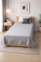 Colcha Cama De Solteiro Padrão Piquet Cobre Leito 1,40X2,20M