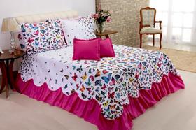 Colcha Cama Queen Cobre Leito Belize Queen 5 peças