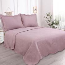 Colcha Camesa Egeu Solteiro 160x240 Cor Rosé